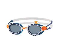 Lunettes de natation Zoggs Predator Polarisées Bleu et Blanc, Taille Regular