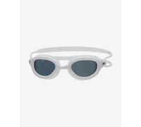Lunettes de natation Zoggs Predator Small Fit blanc avec verres transparents noir