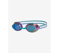 Lunettes de natation Zoggs Racer Titanium bleu violet avec verres à effet miroir bleu