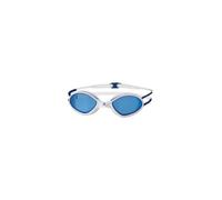 Zoggs Lunettes de natation Tiger – Protection UV, sangles à ajustement rapide, verres teintés bleus