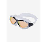 Lunettes de natation Zone3 Vision Max Mirror blanc noir avec verres miroir orange