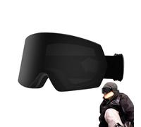 Lunettes De Neige - 7,28 X 3,66 X 1,57 Pouces, Lunetstes De Ski Anti-buée Coupe-vent Double Couche, Lunttes De Protection Pour Sports D'hiver | Jeunes Garçons Filles Hommes Ski Snowboard Patin