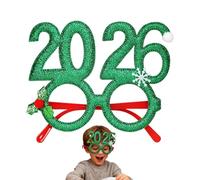 Lunettes de Noël pour enfants | Accessoires de lunettes 2026, lunettes de fête de vacances | Pour hôte, fête, bureau, dîner, chants de Noël, chanter en famille, rencontres, thèmes d'événement, fête