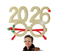Lunettes De Noëls - Accessoire Festif 2026 Pour enfant Adolescents Adultes, Modèle Pour Soirées Fin D’année | Idéal Dîners Entreprise, Réunions Familiale, Chant Noëls, Événements Thématiques