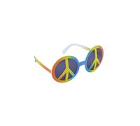 Lunettes De Paix Arc-En-Ciel Hippie Années 60 70 Accessoire De Déguisement