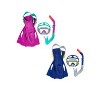 Lunettes de Plongée avec Tube et Palmes Bestway 37-41