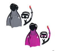 Lunettes de Plongée - BESTWAY - Multicouleur - Taille 43-48 - Sangle réglable - Protection UV