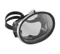 Lunettes de plongée professionnelles avec verres trempés anti-buée et sangle réglable pour des activités de natation sous-marine sûres (bleu foncé)