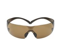 Lunettes de protection 3M SecureFit 400, branches noires/brunes, traitement antibuée/antirayures Scotchgard (K&N), écran marron, SF405SGAF-BLA-EU x20 morceau