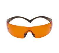 Lunettes de protection 3M SecureFit 400, branches noires/brunes, traitement antibuée/antirayures Scotchgard (K&N), écran orange, SF406SGAF-BLA-EU x20 morceau