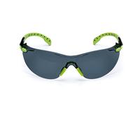 3M Lunettes de sécurité Solus S1202s – anti-buée, verres transparents – vert, cadre noir