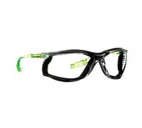 Lunettes de protection 3M Solus série CCS, branches vert tilleul, monture en mousse, traitement antibuée/antirayures Scotchgard (K & N), oculaires transparents, SCCS01SGAF-GRN-F-EU x20 morceau