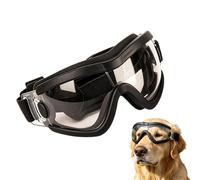 Lunettes de Protection Anti-Vent pour Chien Visière De Sécurité Coupe-Vent | Lunettes Pour Chiens De Taille Moyenne Pour Équitation Conduite En Été Randonnée Extérieur Bord De Mer Tai