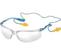 Lunettes de protection AS/AF/UV claires Cadre bleu Oculaire PC 3M