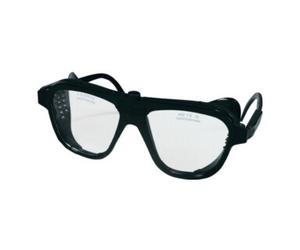 Lunettes de protection claires en verre composite anti-éclats, verre noir, taille 62x52mm EN166 Quantité:1