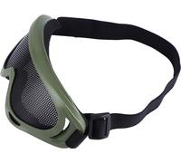 Lunettes de protection - couleur militaire - Lunettes de protection tactiques X400 avec maillage en acier pour une résistance maximale aux chocs, idéales pour le paintball et les activités de plein ai