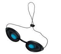 Lunettes de protection flexibles avec bande réglable pour transats, plage, thérapies de la peau, lunettes de bronzage à domicile