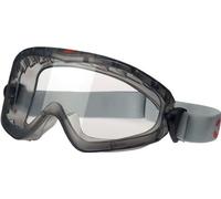 3M 2890A Lunettes-masque, revêtement acétate, AS/AF/UV, PC, avec fente d'aération, articulations réglables x1 morceau