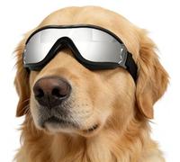 Lunettes de Protection pour Chien, Protection oculaire Anti-Vent et Anti-buée, Lunettes pour Animaux, pour Chien Moyen et Grand, Camping, randonnée, intérieur et extérieur