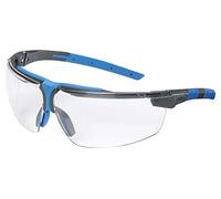 uvex Lunettes de protection i-3 – polycarbonate incolore, anti-buée, UV400, NF 166/170