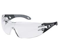 Lunettes de Protection uvex Pheos | Oculaire PC Incolore | Certifiées NF en 166 170 | Lentilles Antibuée | Résistantes aux Rayures - Produits Chimiques | Protection anti-UV400 | Légeres