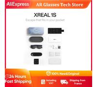 Lunettes de réalité augmentée XREAL 1S, 3DoF, 3D réel natif, puce X1 pour iPhone 17/16/15 XREAL 1S