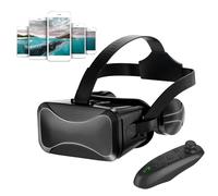 Lunettes de réalité virtuelle 3D avec télécommande - Visionneuse de casque virtuel, lunettes de jeu immersives | Dispositif d'expérience de contrôle de mouvement réglable, équipement de jeu sensoriel