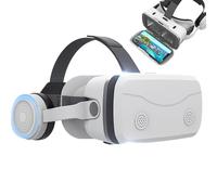 Lunettes De Réalité Virtuelle 3D, Casque De Réalité Virtuelle avec Lentille HD Blue Light Coated, Équipement Électronique pour Fête des Pères, Halloween, Pâques, Noël Et Les Cadeaux du Black Friday