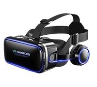 Lunettes de réalité virtuelle 3D pour téléphone portable avec casque 3D VR Lunettes de réalité virtuelle pour PC Divertissement anti-lumière bleue Convient pour iPhone et Android 4,5-7,3"