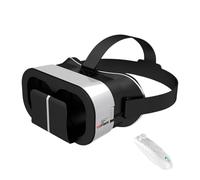 Lunettes de réalité virtuelle - casque VR mobile, lunettes HD 3D | Outil d'affichage vidéo panoramique, équipement d'expérience de simulation de voyage, visionneuse de films à domicile
