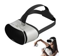 Lunettes de réalité virtuelle - Lunettes de réalité virtuelle 3D, visionneuse VR mobile | Casque de jeu portable réglable pour regarder du contenu 3D, système immersif double écran pour films