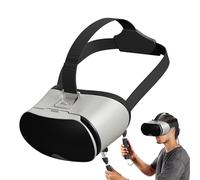 Lunettes de réalité virtuelle - Petites lunettes vrGoggles, lunettes 3D | Casque portable vrHeadset, système de jeu réglable, téléphone portable vrViewer pour regarder des films 3D, vrcontent, jeux