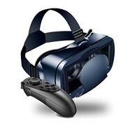 Lunettes de réalité Virtuelle, Protection des Yeux Contre la Lumière Bleue, Casque 3D VR Pro avec Télécommande, Lunettes VR pour Téléphone Portable