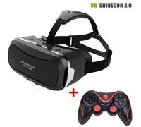 Lunettes de réalité virtuelle TD® Convient aux écrans de 4,7 à 6,0 pouces Livrées avec un casque Avec télécommande