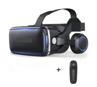 Lunettes de réalité virtuelle VR 6.0, casque stéréo 3D avec télécommande(With controller)