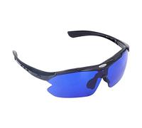 Lunettes de Recherche de Balle de Golf Lunettes de Golf Lentille Bleue Stockage Facile PC pour Parcours de Golf