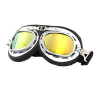 Lunettes de route, lunettes de moto vintage, lunettes de moto avec sangles réglables, lunettes de moto antipoussière sur lunettes de moto