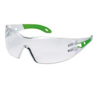 Lunettes de sÃ©curitÃ© PHEOS S PC blanc/vert 100% protection UV UVEX 9.192.725