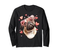 Lunettes de Saint-Valentin en Forme de Carlin Manche Longue