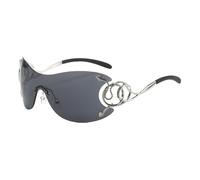 Lunettes de sans monture pour femme, résistantes aux UV, grandes nuances tendance, lunettes élégantes pour les voyages et la protection contre la lumière du , Tout frêne, Refer to