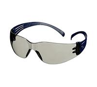 Lunettes de sécurité 3M™ SecureFit™ 100, monture bleue, antirayure/antibuée, optiques gris clair pour intérieur/extérieur, SF107AF-BLU-EU, 20/boîte