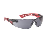 Bollé Lunettes de protection RUSH+ – verres fumés, anti-rayures