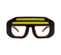 Lunettes de sécurité avec lumière | Éclairage réglable avec détecteur de mouvement - Lunettes de phare LED rechargeables, pour travaux de construction industrielle, travail du bois, travail des métaux