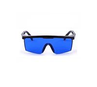 Lunettes de sécurité laser enveloppantes de 190 nm-540 nm à longueur d'onde OD + 5 lunettes de protection pour la protection des yeux - Bleu