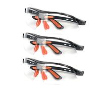 Lunettes De Sécurité Pour Hommes Et Femmes,Prévention Du Sable,Anti-Éclaboussures,Vent,Poussière,Verde,Lunettes De Cyclisme,Travail,Transparent,1,10,P12 - Type 3pcs