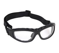 Lunettes de sécurité rembourrées | 4 en 1 | Couleur foncée