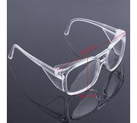 Lunettes de sécurité transparentes pour le travail - Protection des yeux - Anti-buée - Résistante aux intempéries - Noir - Housse de protection pour sonnette uniquement
