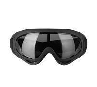 Lunettes de Ski 1PC Unisex Skiing Glasses Winter Windproof Goggles Eyewear Ski Dustproof Lens Sunglasses Outdoor Sports Cycling Frame(Black)