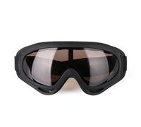 Lunettes de Ski 1Pc Winter Windproof Skiing Glasses Goggles Outdoor Sports Eyewear Glasses Ski Dustproof Cycling Lens Frame Sunglasses(Dark Brown)
