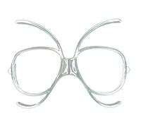Lunettes de ski avec correction visuelle - Cadre d'insertion optique, adaptateur de correction léger, support intérieur flexible transparent pour snowboard et moto - Aide professionnelle aux